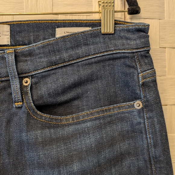 Frame Denim Women's Skinny Jeans in Dark Blue Wash - Picture 3 of 13